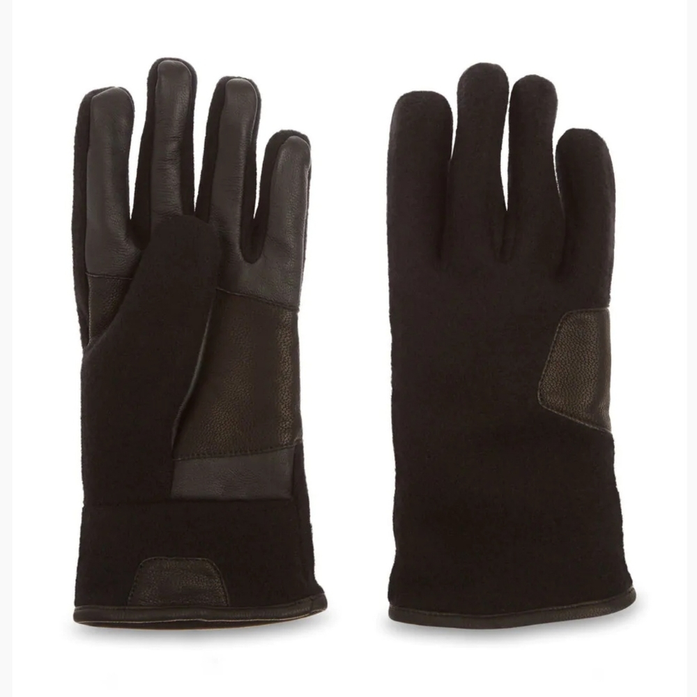 🆕UGG FABRIC AND LEATHER GLOVES - Picture 2 of 6